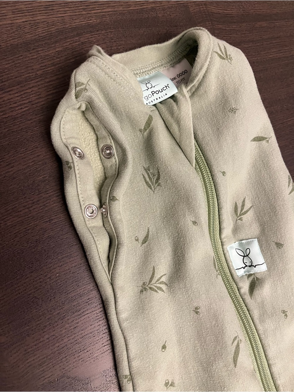 Ergopouch Cocoon Swaddle Sack 1.0 TOG newborn size 0000 - in willow